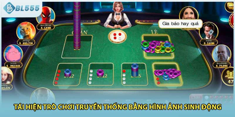 Tái hiện trò chơi truyền thống bằng hình ảnh sinh động